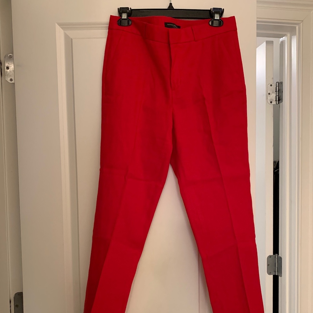 Banana Republic red pants